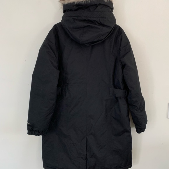 Eddie Bauer L Waterproof WeatherEdge Down Stadium Coat Black New No Tag - Picture 7 of 16